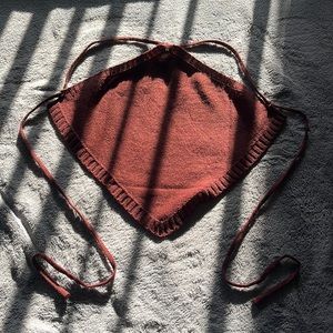 SHEIN Tie Backless Knit Halter Top